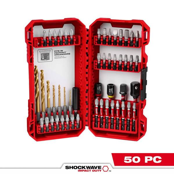 Milwaukee Tool SHOCKWAVE Impact Duty 1-7/8 Magnetic Nut Driver Set 3PC