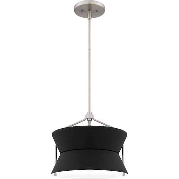 Quoizel Nira 2-Light Brushed Nickel Pendant Light