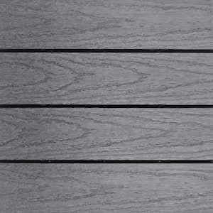 Barrette Outdoor Living InstaDeck 4 ft. x 4 ft. Composite Outdoor Flooring  Garapa Gray 51012944 - The Home Depot