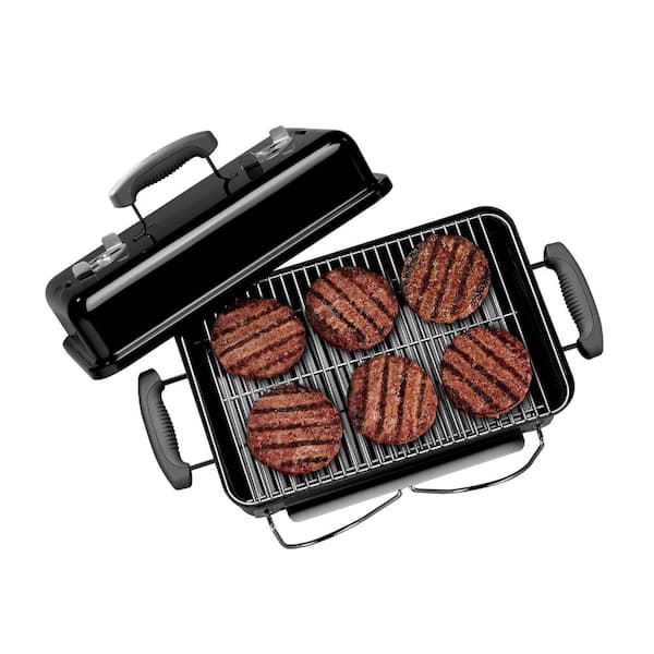 vest frivillig Ambitiøs Weber Go-Anywhere Portable Charcoal Grill in Black 121020 - The Home Depot