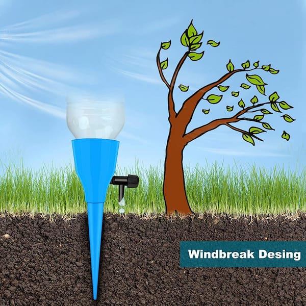 Cubilan Plant Self Watering Spikes Devices, 12 Pack Automatic Irrigation Equipment  Plant Waterer Adjustable B082FCZ636 - The Home Depot