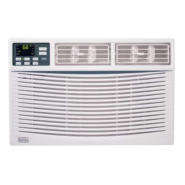 black window unit air conditioner