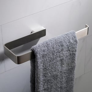 Stelios Bathroom Towel Ring in Brushed Nickel