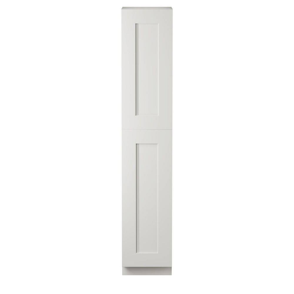 18 in. W x 24 in. D x 96 in. H Plywood Ready to Assemble Floor Base Kitchen Cabinet in White with 5 Shelves and 2 Doors price history on PriceWatchPro
