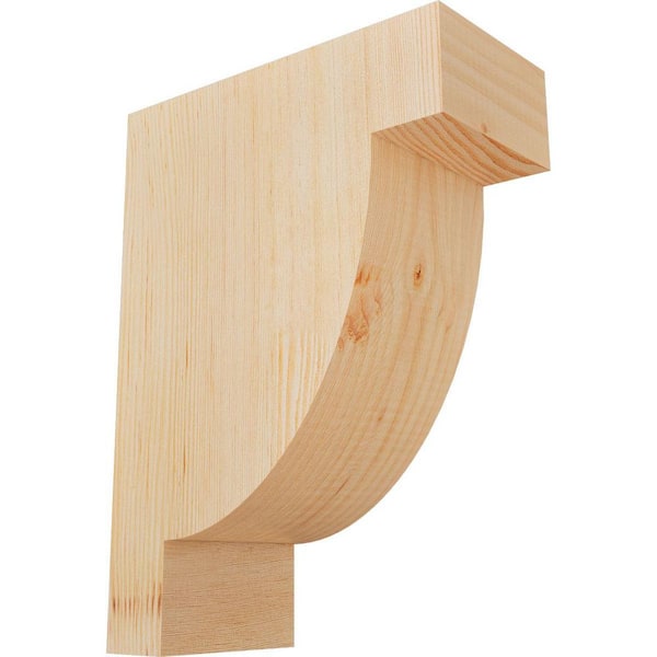 Ekena Millwork 5-1/2 in. x 12 in. x 16 in. Douglas Fir Alpine Smooth Corbel