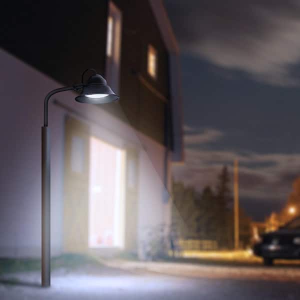3500 Lumen Integrated LED Bronze Dusk to Dawn Area Floodlight, 4000K