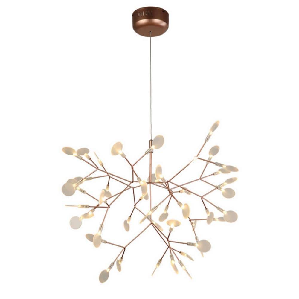 Predosola Postmodern 15-Watt 45-Light Integrated LED Rose Gold