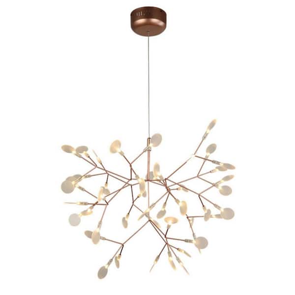 Predosola Postmodern 15-Watt 45-Light Integrated LED Rose Gold