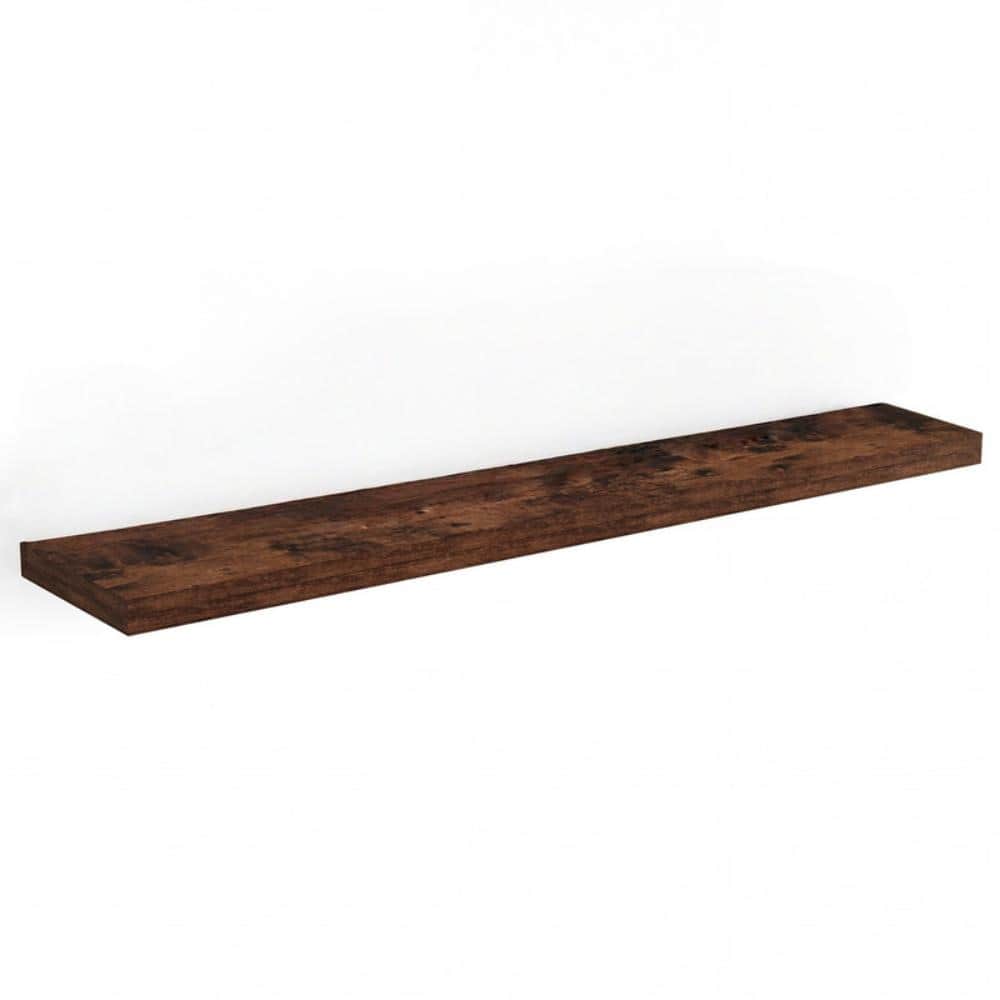 wood iron shelf 710*600*225〈ブラウン〉 rustic-brown-unbranded-