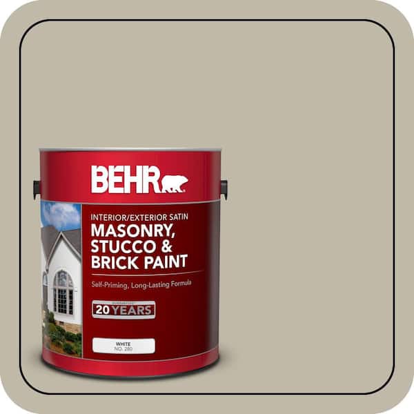 5 gal. #BXC-19 Historical Ruins Satin Interior/Exterior Masonry, Stucco and Brick Paint