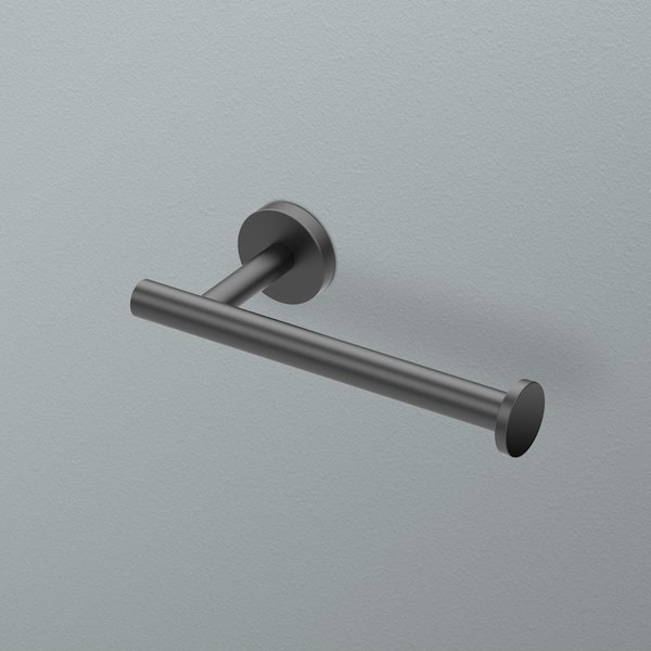 Level Toilet Paper Holder in Matte Black