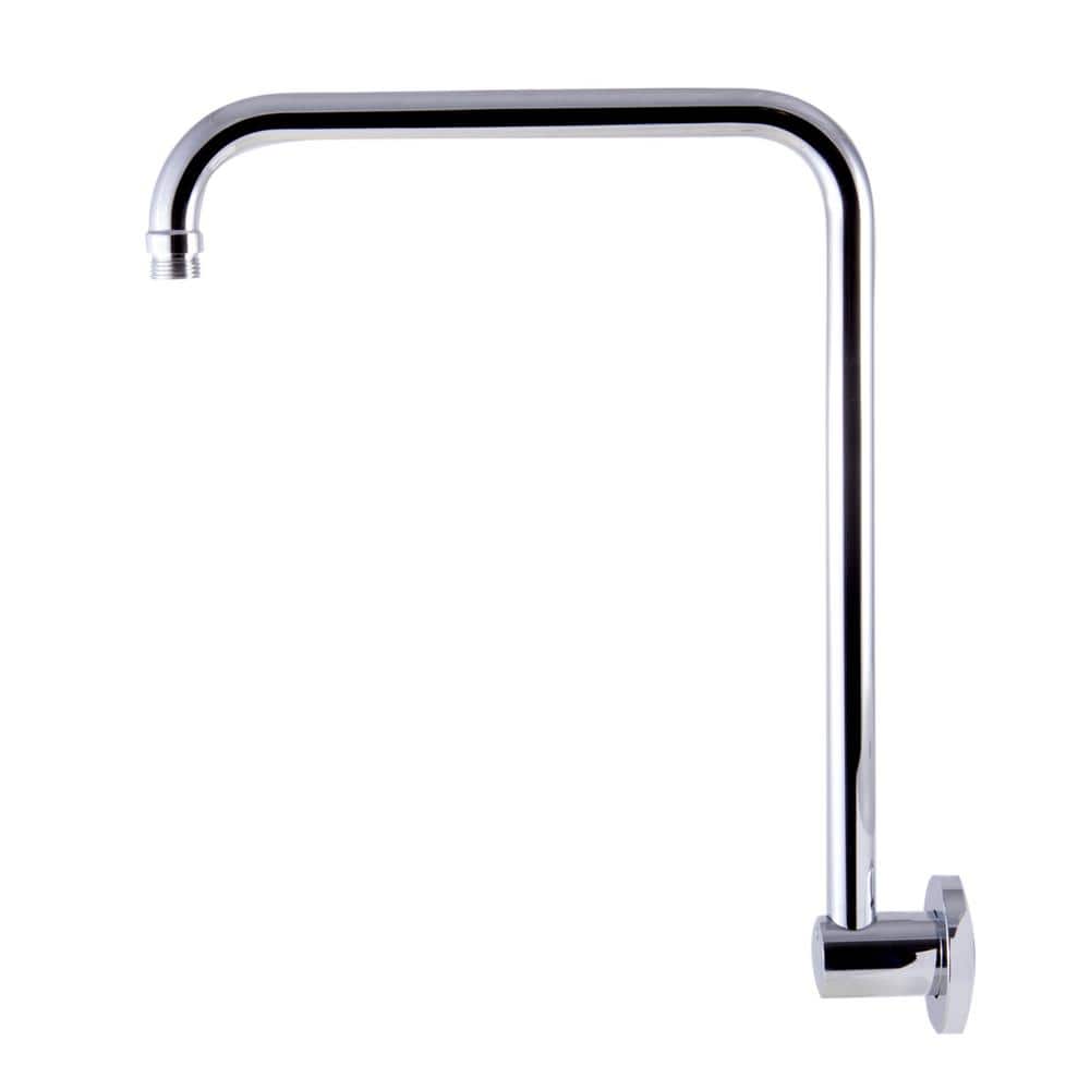 12" Polished Chrome Wall Mounted Shower Arm