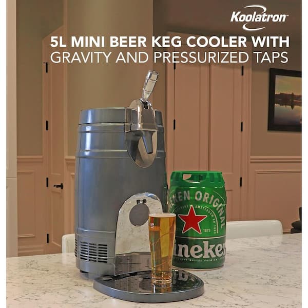 Koolatron 5 Liters Thermoelectric Beer Keg Cooler With Tap