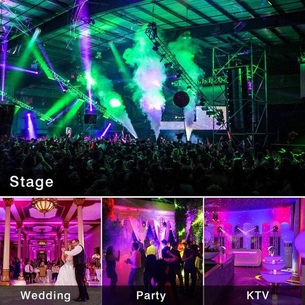 DJ Stage Light Po 3.3x6.9ft LED Motion Dape Facade - Sound