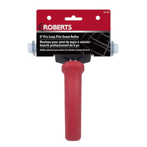 ROBERTS 6.75 in. W x 1.18 in. D Pro Loop Pile Carpet Seam Roller 