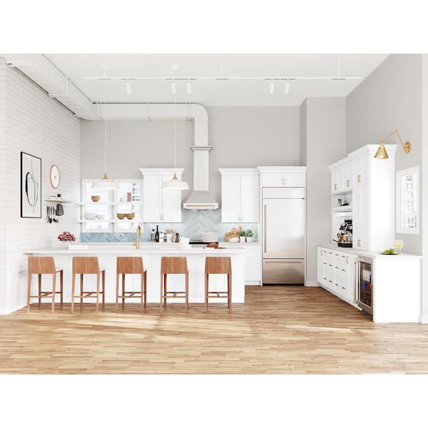 Designer Series 3 in. W x 24.5 in. D x 34.5 in. H Dishwasher Return End Panel in White