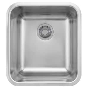 Grande Undermount Stainless Steel 18.75 in. x 16.75 in. Single Bowl Kitchen Sink