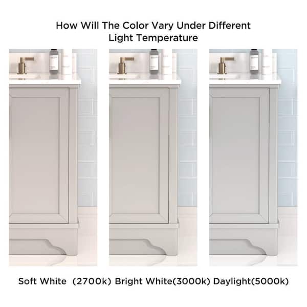 Glacier Bay Eastwood 61 in. Double Sink Freestanding Bath Vanity