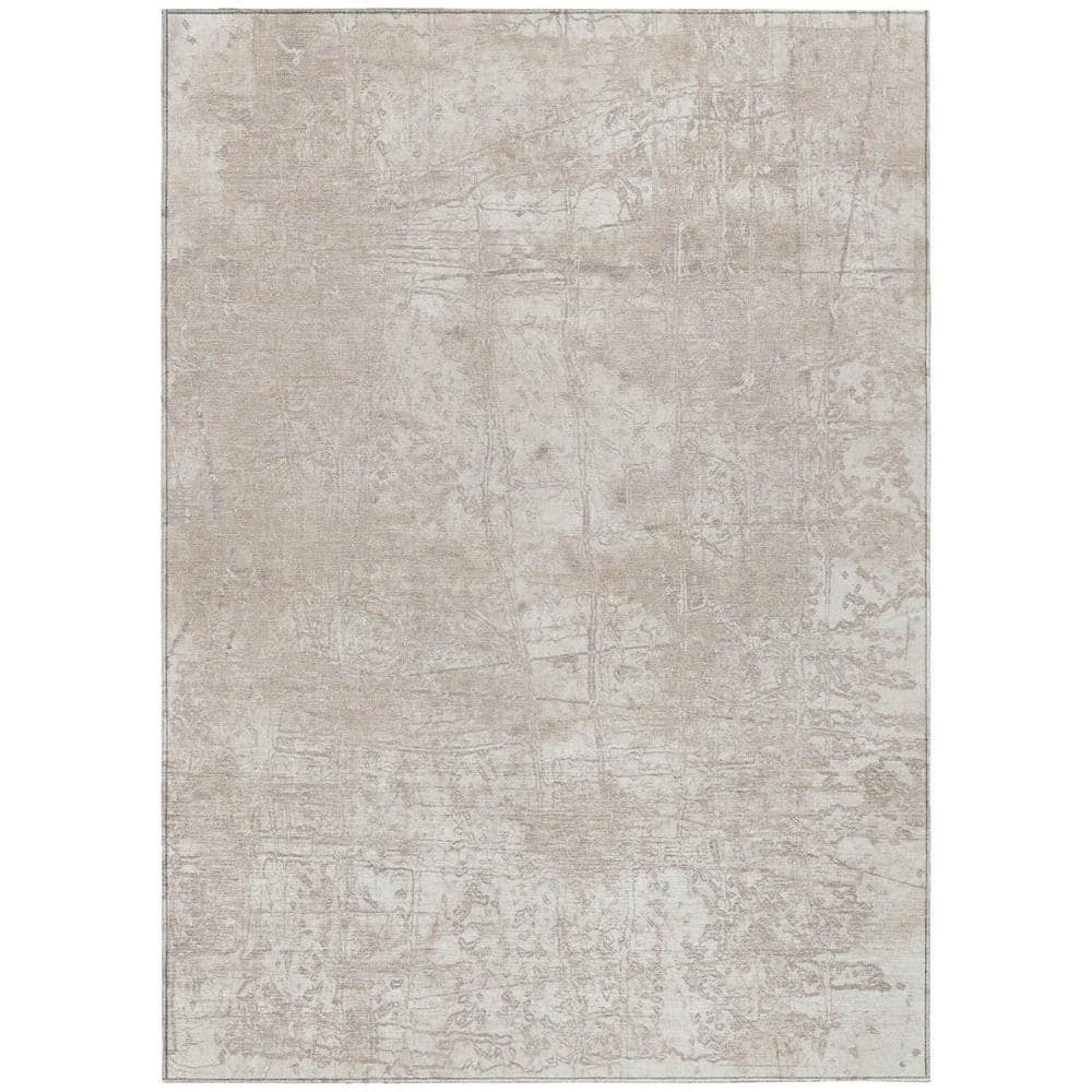 Ivory 10 ft. x 14 ft. Woven Abstract Rectangle Indoor/Outdoor Area Rug price history on PriceWatchPro
