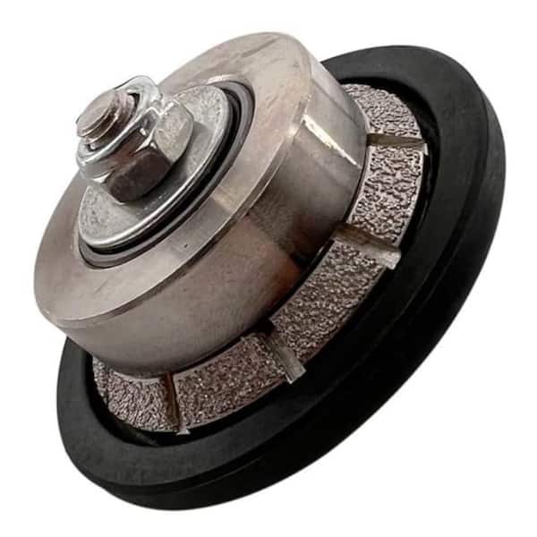 3/16 in. Bevel Diamond High Speed Steel Profile Wheel for Polishers and Grinders on Concrete and Stone, 5/8 in. 11 in.