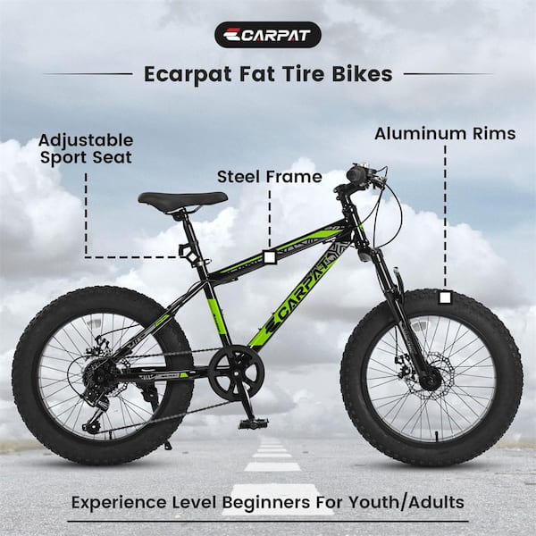 Steel frame fat online tire bike