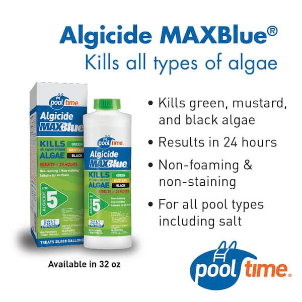 MAXBlue 32 oz. Algicide Pool Algaecide