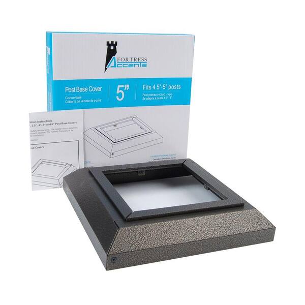 Fortress Building Products Antique Bronze Stainless Steel Deck Post Base Trim
