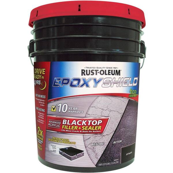 Rust-Oleum EpoxyShield 3.5 Gal. Blacktop Filler and Sealer