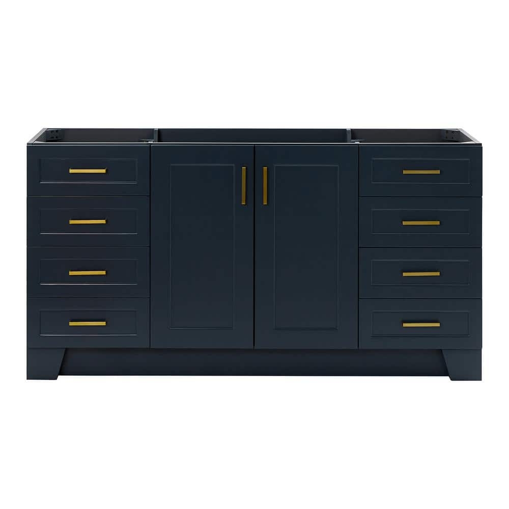 Taylor 66 in. W x 21.75 in. D x 34.5 in. H Bath Vanity Cabinet without Top in Midnight Blue price history on PriceWatchPro