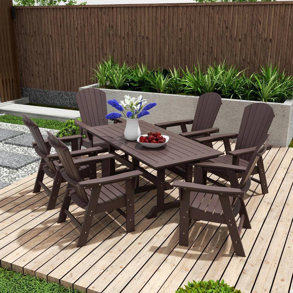 WESTIN OUTDOOR Altura Outdoor Patio Weather Resistant Dark Brown 7