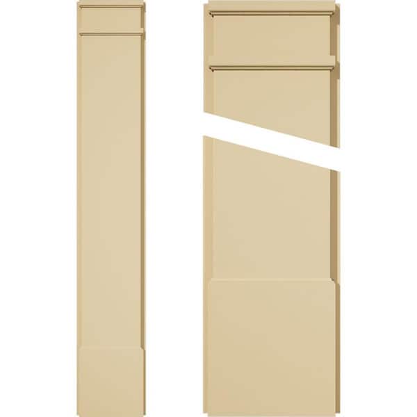 Ekena Millwork 2 in. D x 10 in. W x 60 in. L Primed Polyurethane Pilaster 1-Pack
