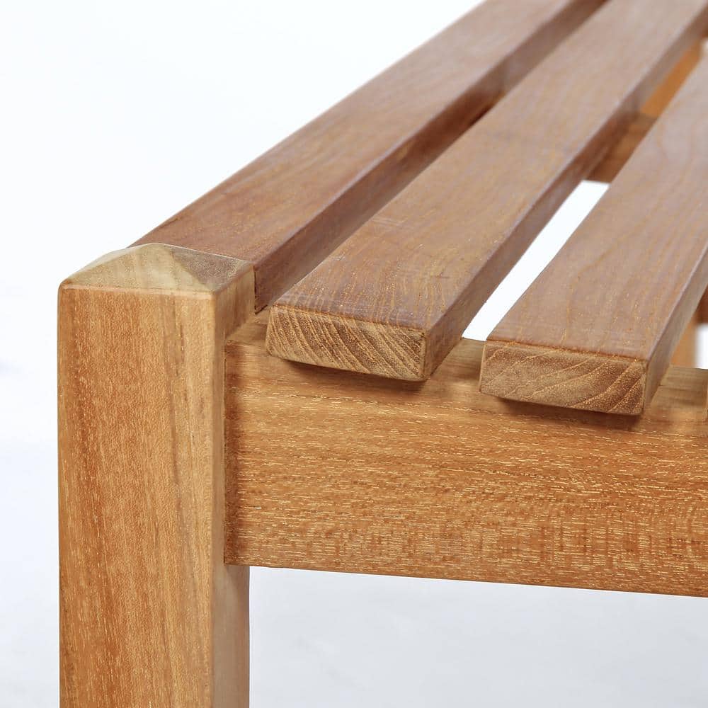 Elite 47'' Natural Teak Spa Bench