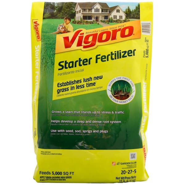 Vigoro 18 lb. 5,000 sq. ft. All Season Starter Lawn Fertilizer