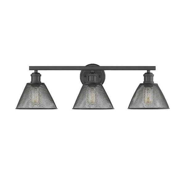 With Mesh Shades Bath Vanity Light, Vanity Lights With Cord