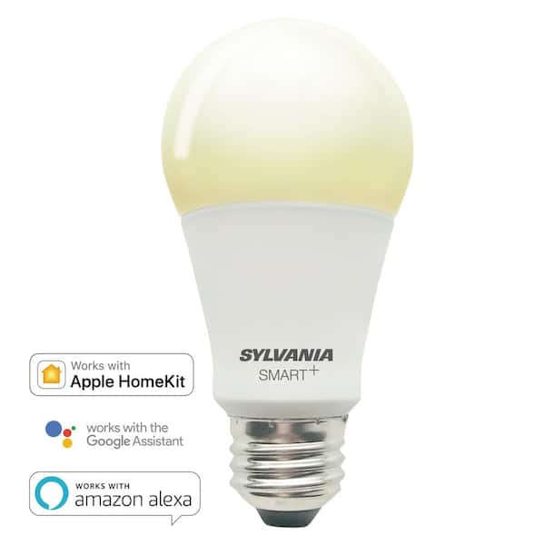 60-Watt SYLVANIA SMART Bluetooth Soft White Dimmable A19 LED Light Bulb 