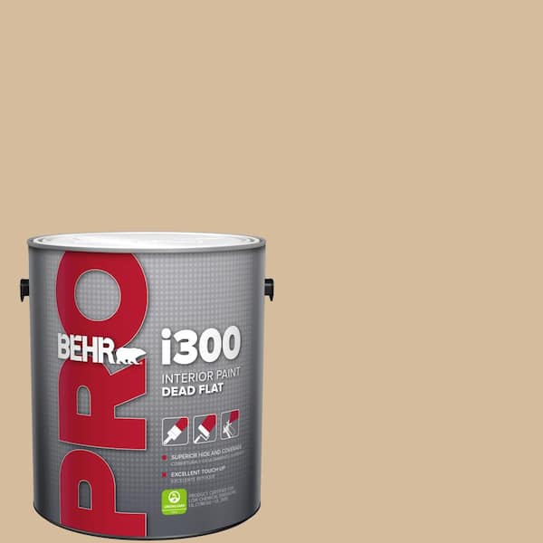 BEHR PRO 1 gal. #T18-06 Kombucha Dead Flat Interior Paint