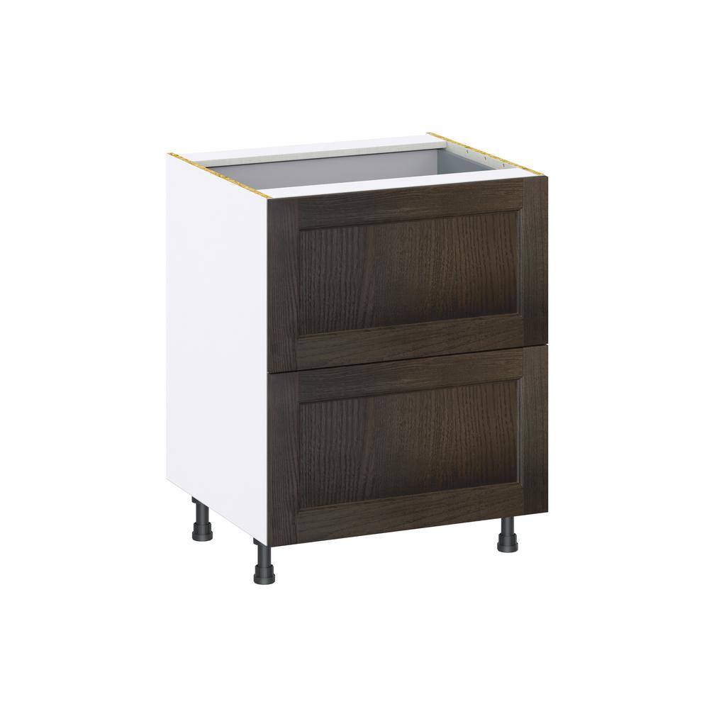 Georgetown 27 in. W x 24 in. D x 34.5 in. H Assembled Drawer Base Kitchen Cabinet in Chestnut with 3-Drawers price history on PriceWatchPro