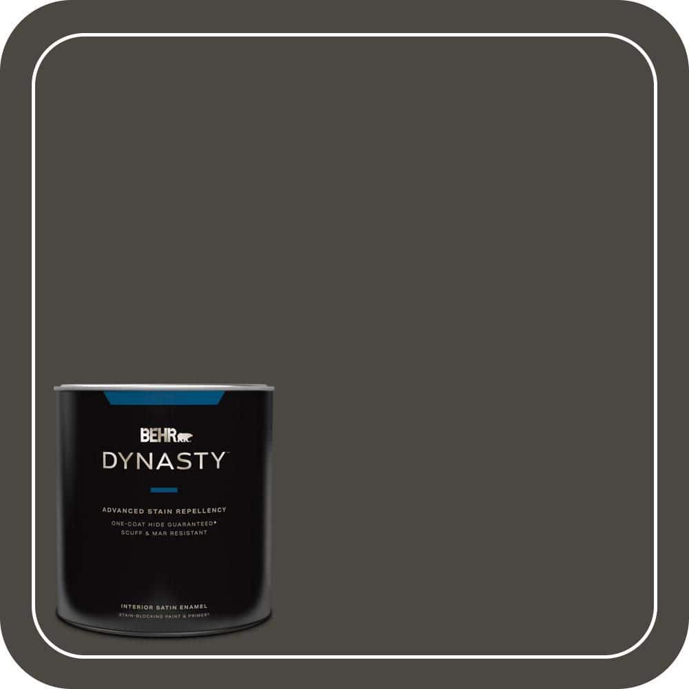 1 qt. #PPU24-01 Black Mocha Satin Enamel Interior Stain-Blocking Paint and Primer price history on PriceWatchPro