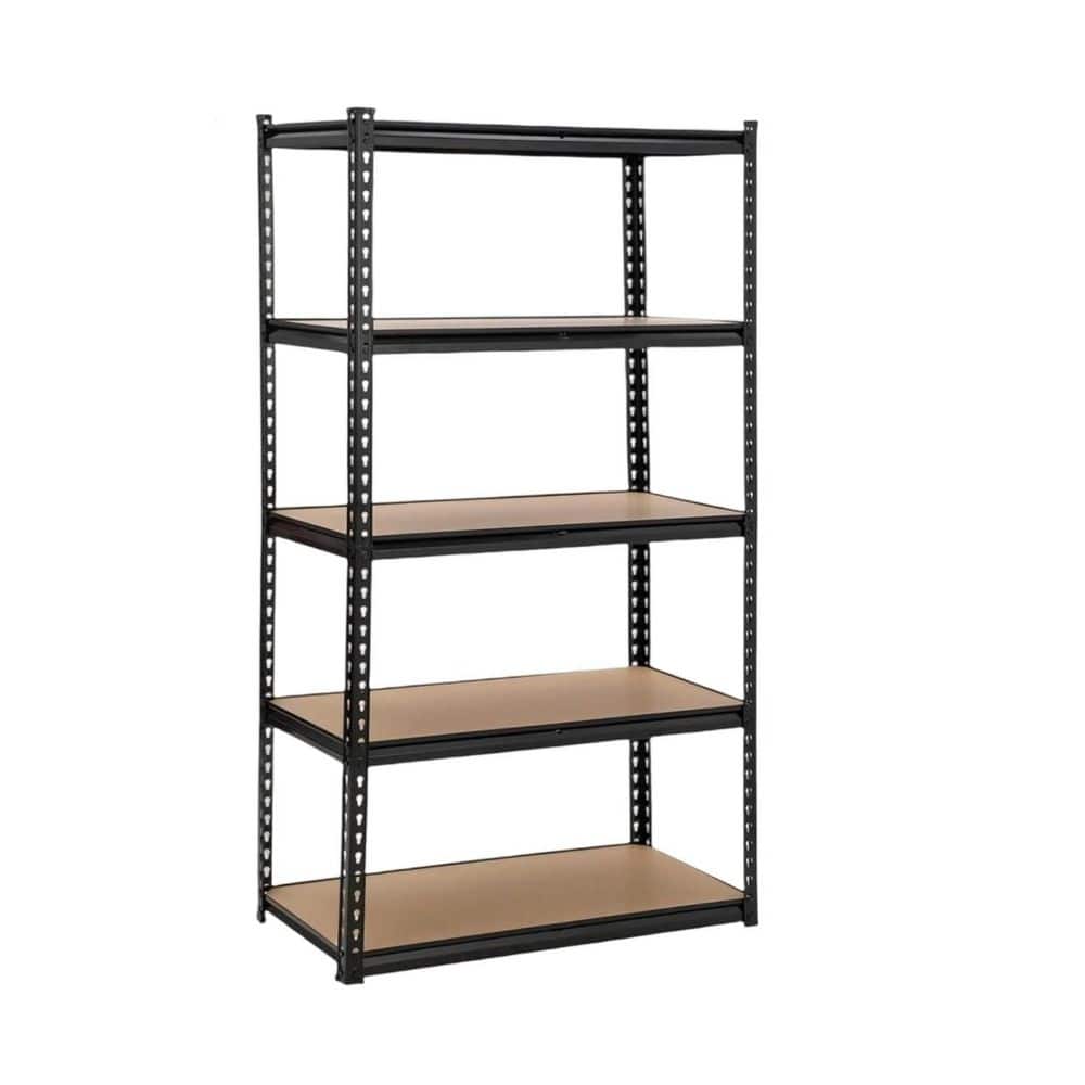 5 Tiers Metal Adjustable Laminated Boltless Heavy Duty Garage Storage Shelving Unit (48 in.W x 17.87in.D x 72.8 in.H) price history on PriceWatchPro