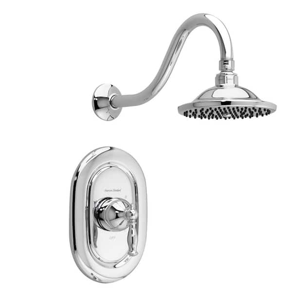 American Standard Quentin 1-Handle Shower Faucet Trim Kit in Polished Chrome (Valve Sold Separately)
