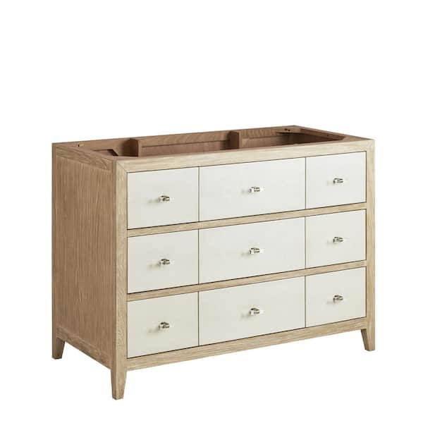 James Martin Vanities Celeste 47.75 in. W x 23.38 in. D x 34.88 in. H Bath Vanity Cabinet without Top in Sunwashed Oak