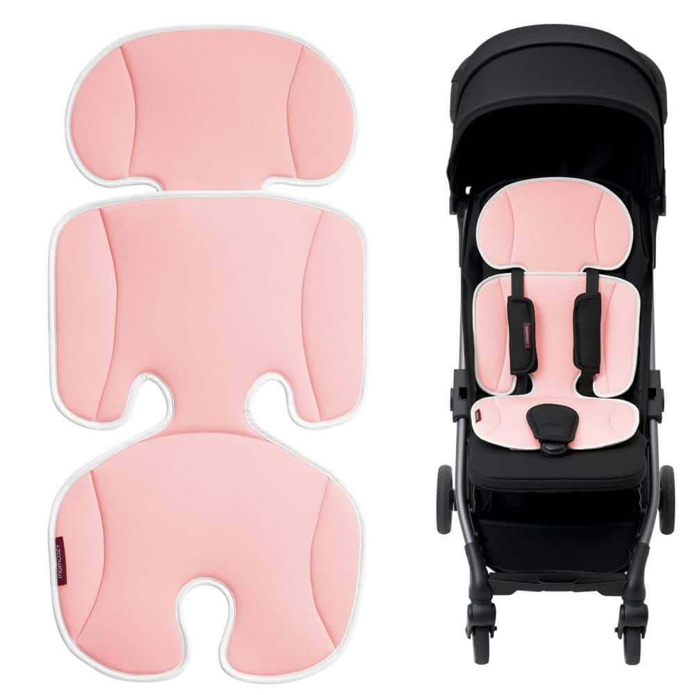 Summer Version Stroller Pad, Seat Liner, Cooling‑Touch Baby Seat Liner, Breathable 2‑Piece Detachable Cushion in Pink price history on PriceWatchPro