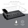 Kitchen Details White Chrome 3-Piece Set Dish Rack 4029-WHT - The Home Depot