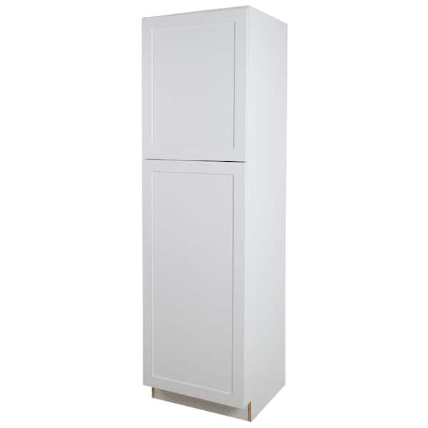 White shaker clearance pantry cabinet