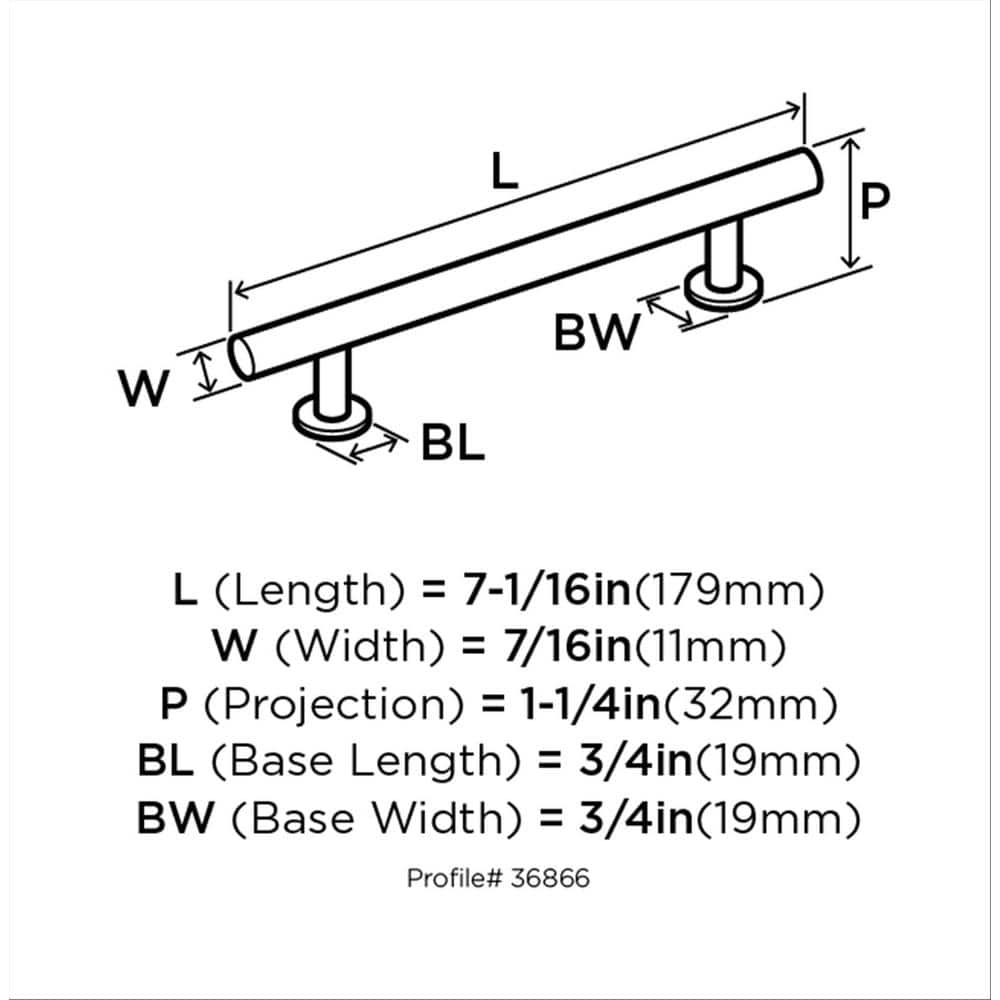 Oil Rubbed Bronze Modern Cabinet Drawer Pull Bar