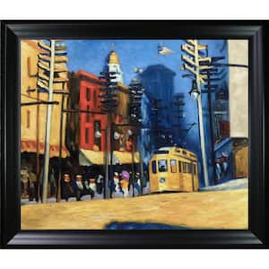 Yonkers, 1916 by Edward Hopper Black Matte Framed Architecture Oil Painting Art Print 25 in. x 29 in.