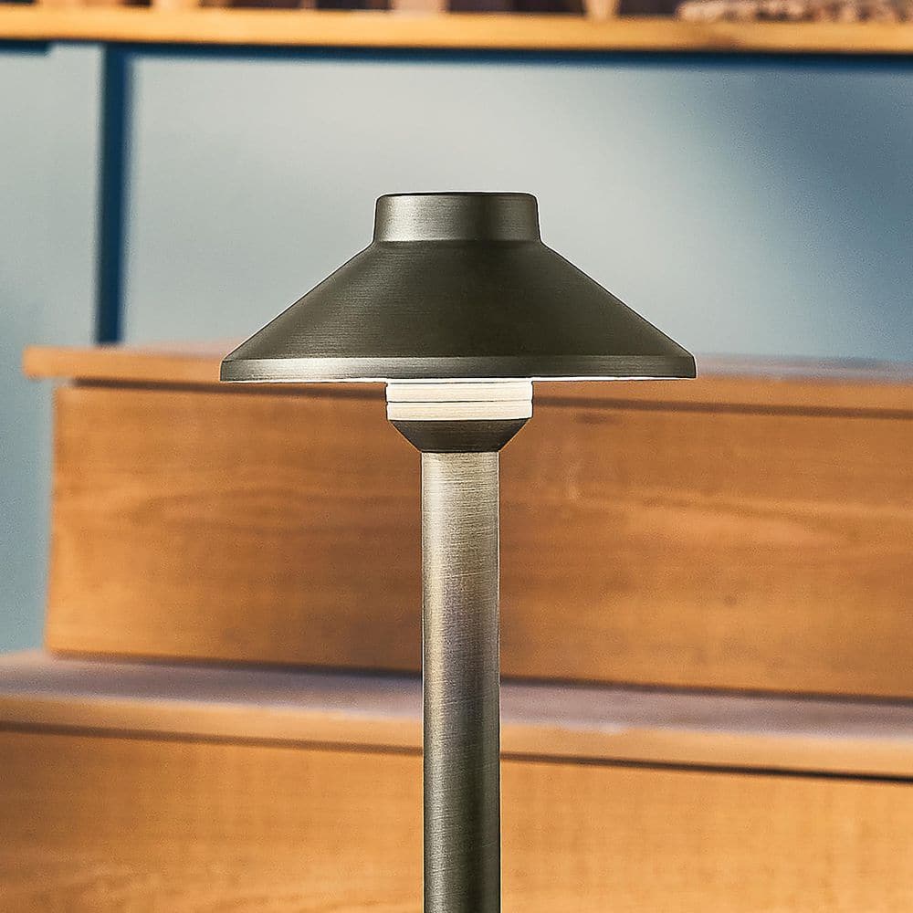 KICHLER Low Voltage Centennial Brass Hardwired Weather Resistant