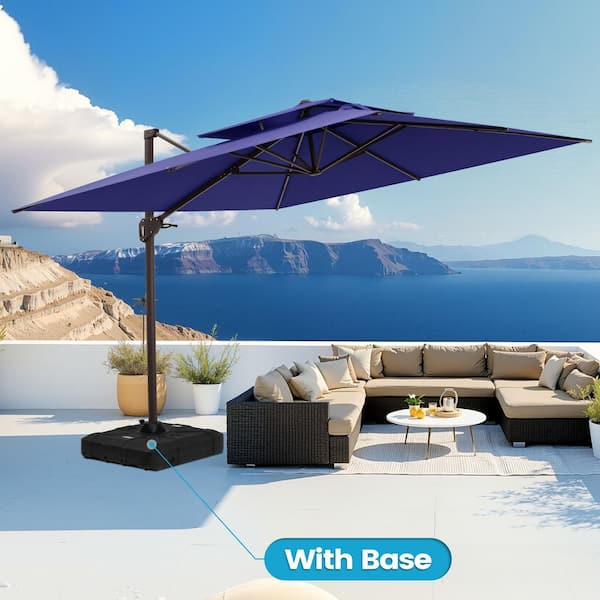 best choice products 15 double-sided patio umbrella with crank Amazon.com : Best Choice Products 15x9ft Large Double-Sided Rectangular  Outdoor Aluminum Twin Patio Market Umbrella w/ Crank and Wind Vents