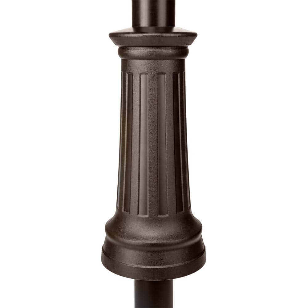 Rubbed Bronze Decorative In-Ground Mailbox Post