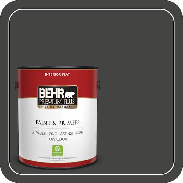 BEHR PREMIUM PLUS 1 gal. #PPU18-20 Broadway Flat Low Odor Interior Paint & Primer
